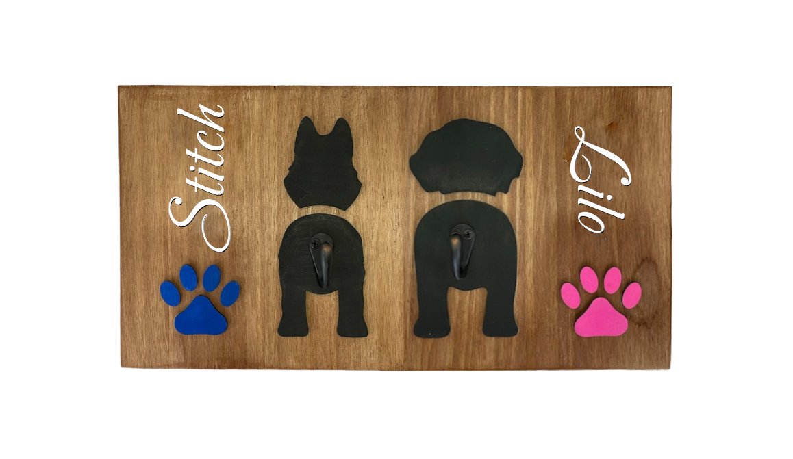 Customizable Dog Leash Holder - Kato Kreations