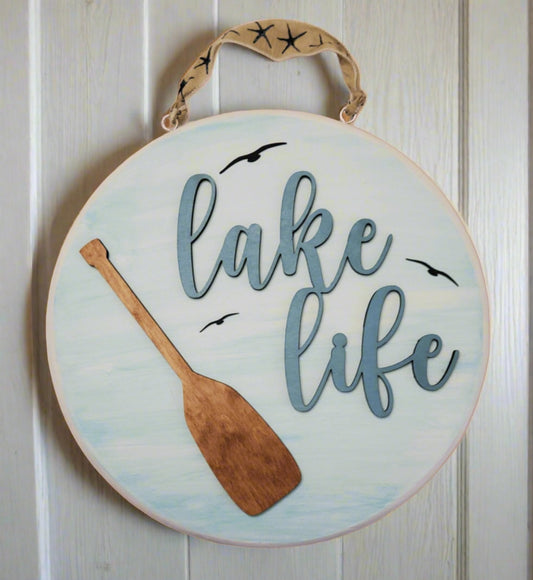 Decorative Lake Life Door Hanger - Kato Kreations