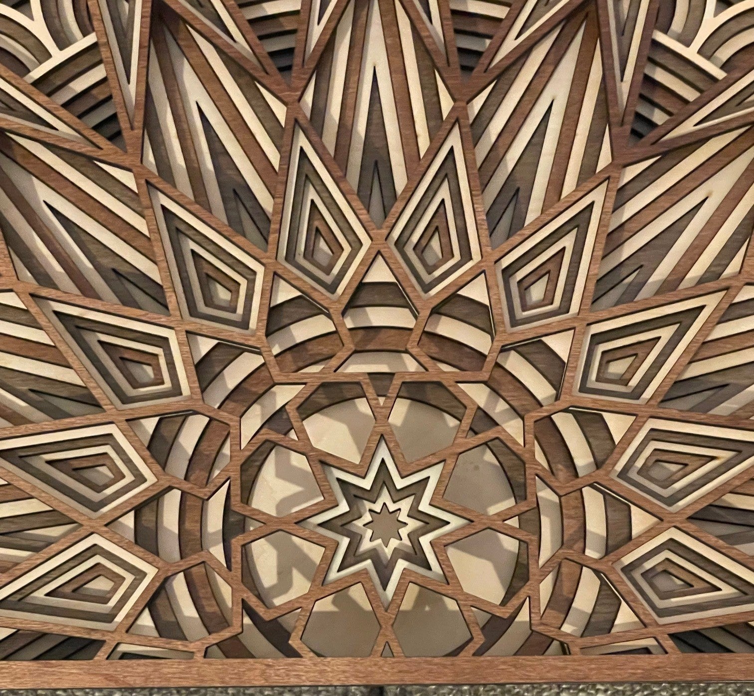 Decorative Layered Wood Mandala - Kato Kreations