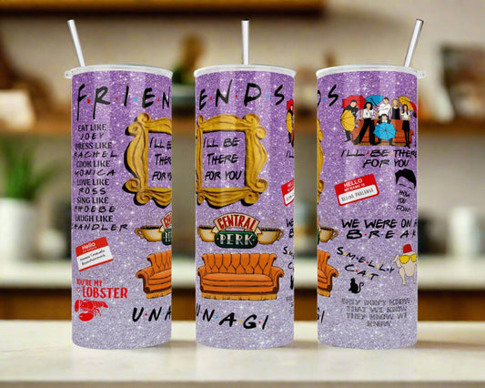 Friends 20 oz Skinny Tumbler - Kato Kreations