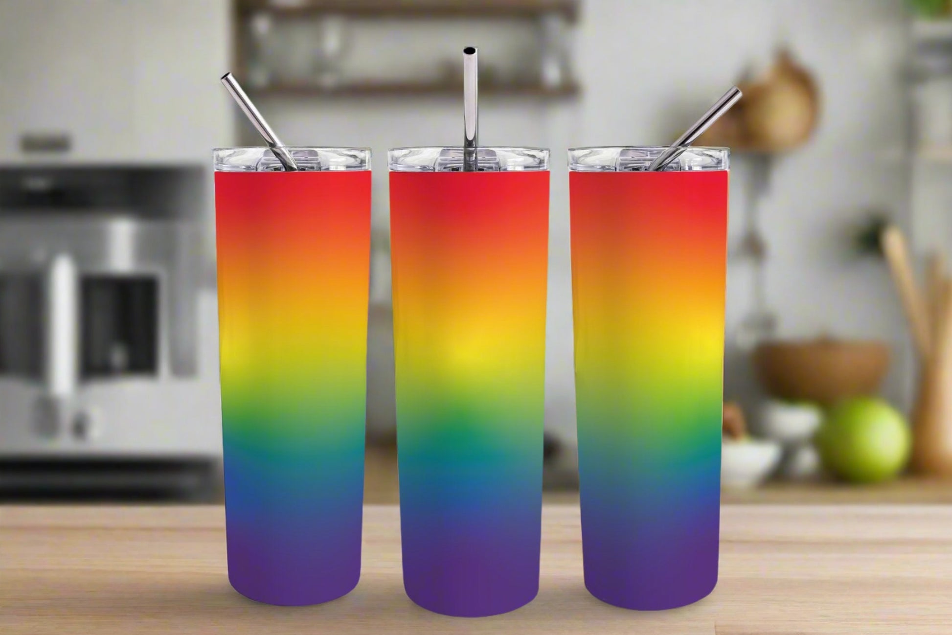 Pride Rainbow 20 oz Skinny Pride Tumbler