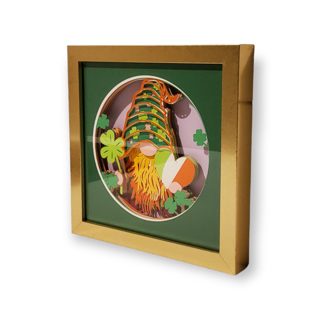 St. Patrick's Day Gnome Shadow Box