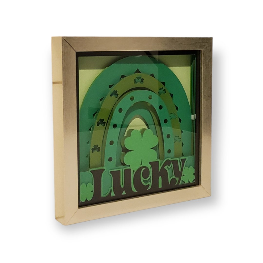 St. Patrick's Day "Lucky" Shadow Box