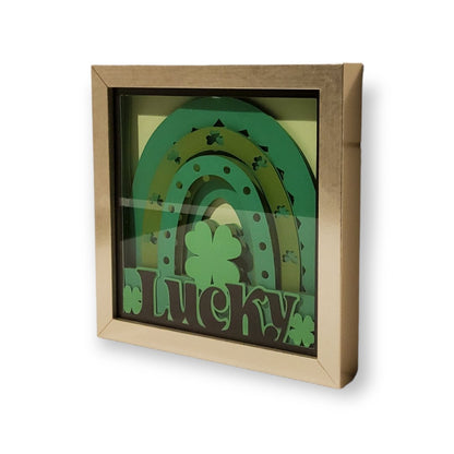 St. Patrick's Day "Lucky" Shadow Box