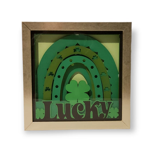 St. Patrick's Day "Lucky" Shadow Box