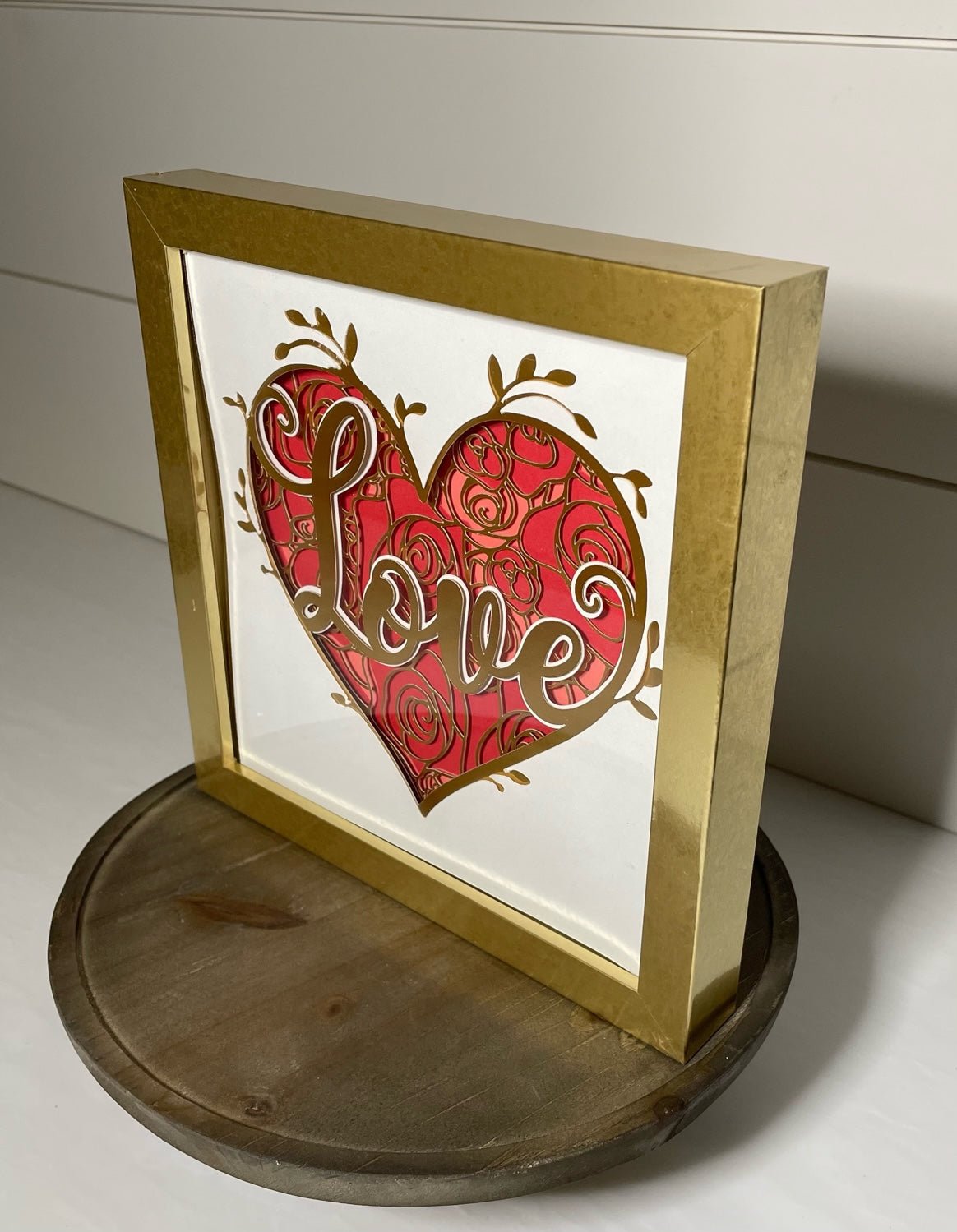 Valentine's Day Shadow Box