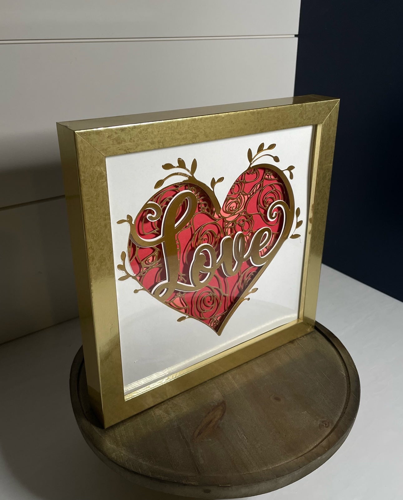 Valentine's Day Shadow Box