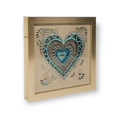 Victorian Heart Shadow Box