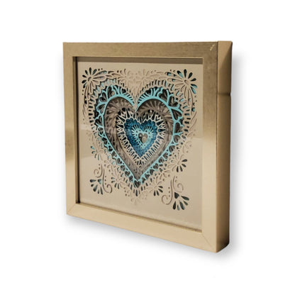 Victorian Heart Shadow Box